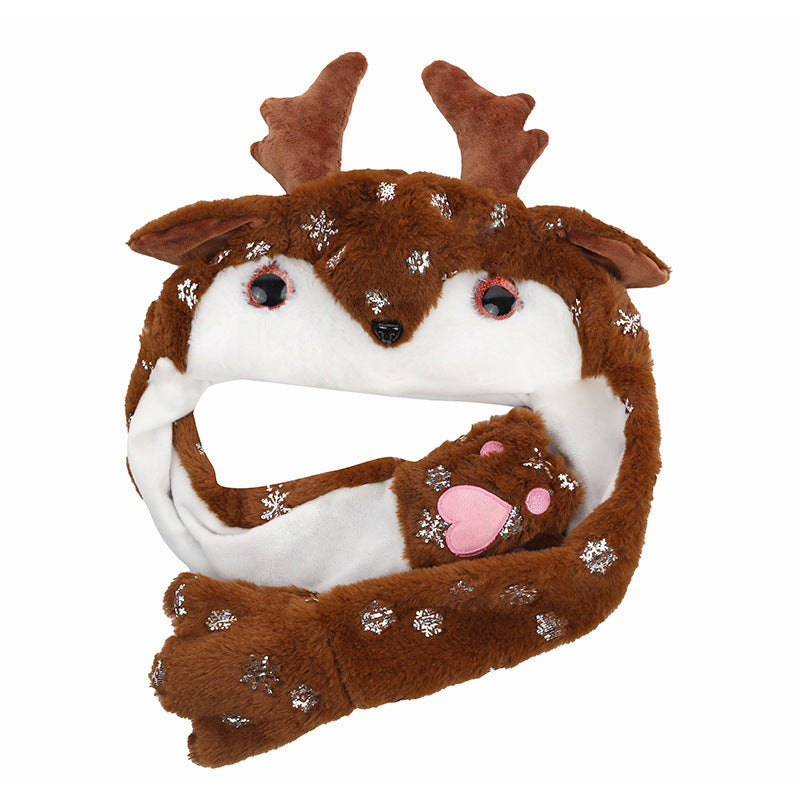 Christmas Santa Claus Snowman Elk Hat