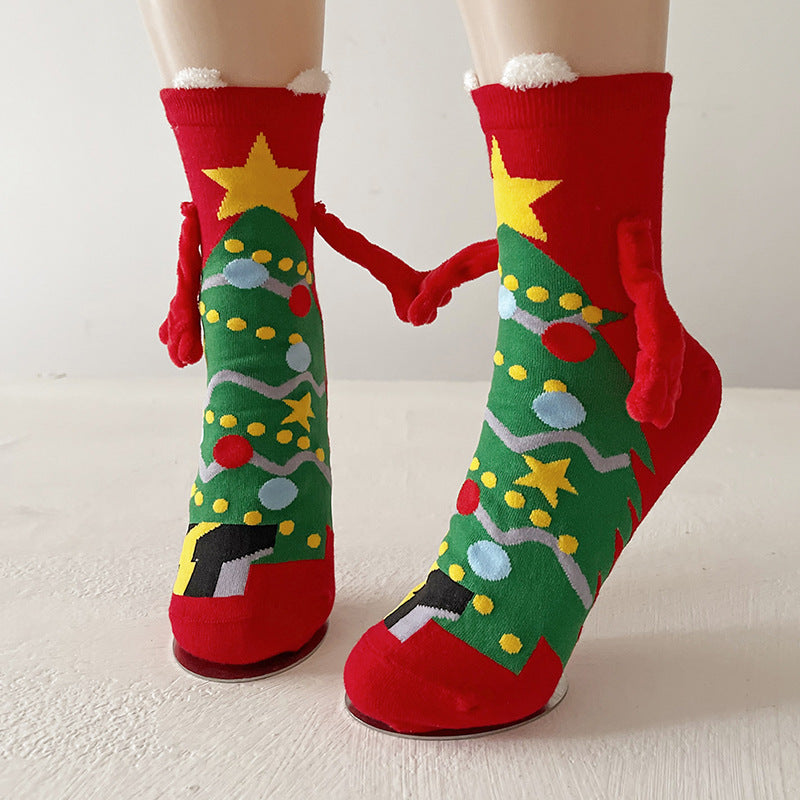 Christmas Magnetic Socks For Couple