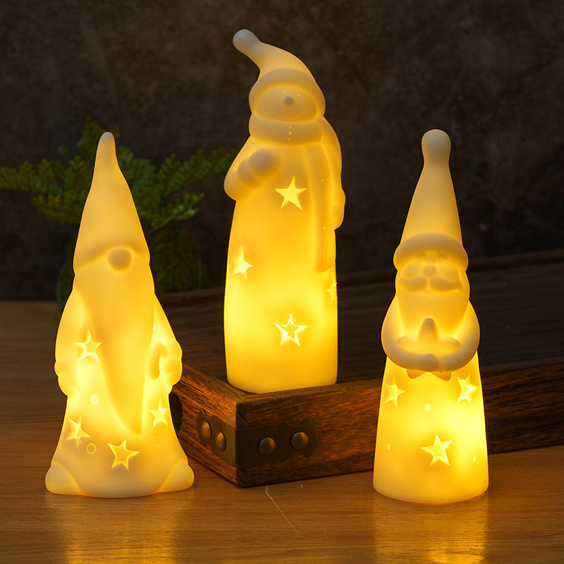 Christmas Bedside Lamp LED Candle Light