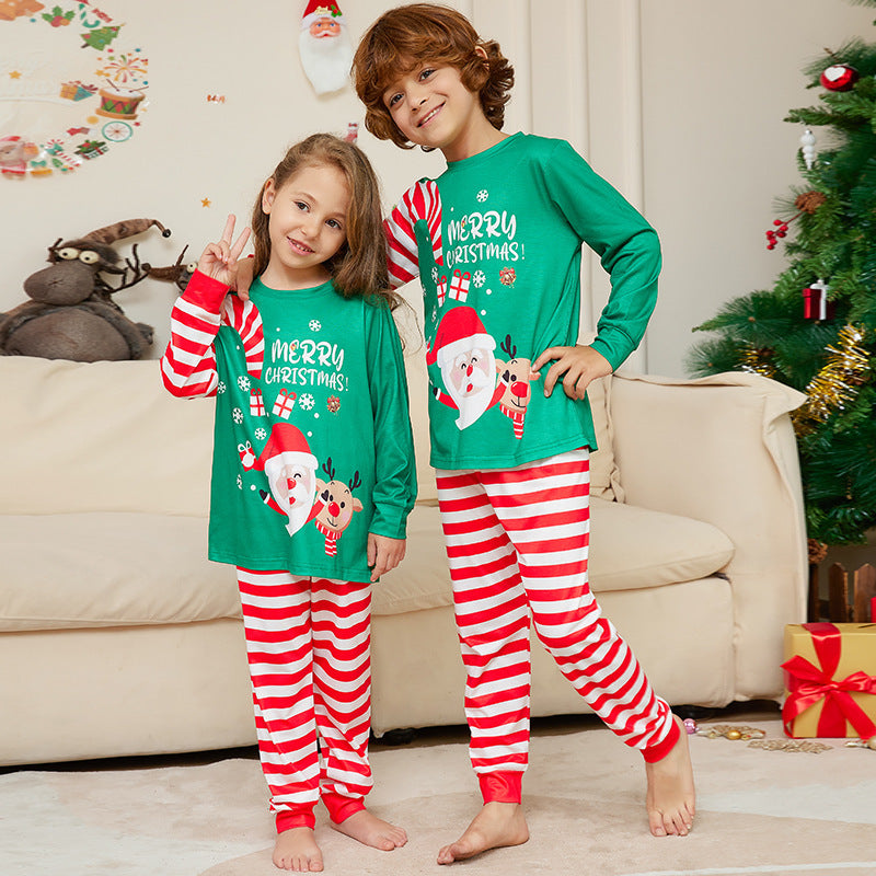 Parent-child Christmas Pajamas Home Wear Suit