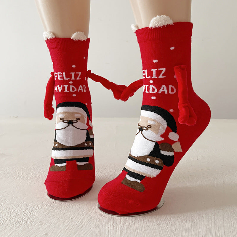 Christmas Magnetic Socks For Couple