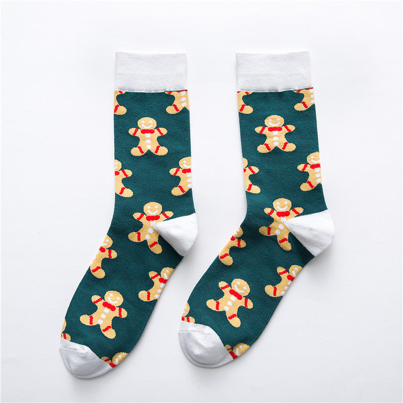 Christmas cartoon cute cotton socks