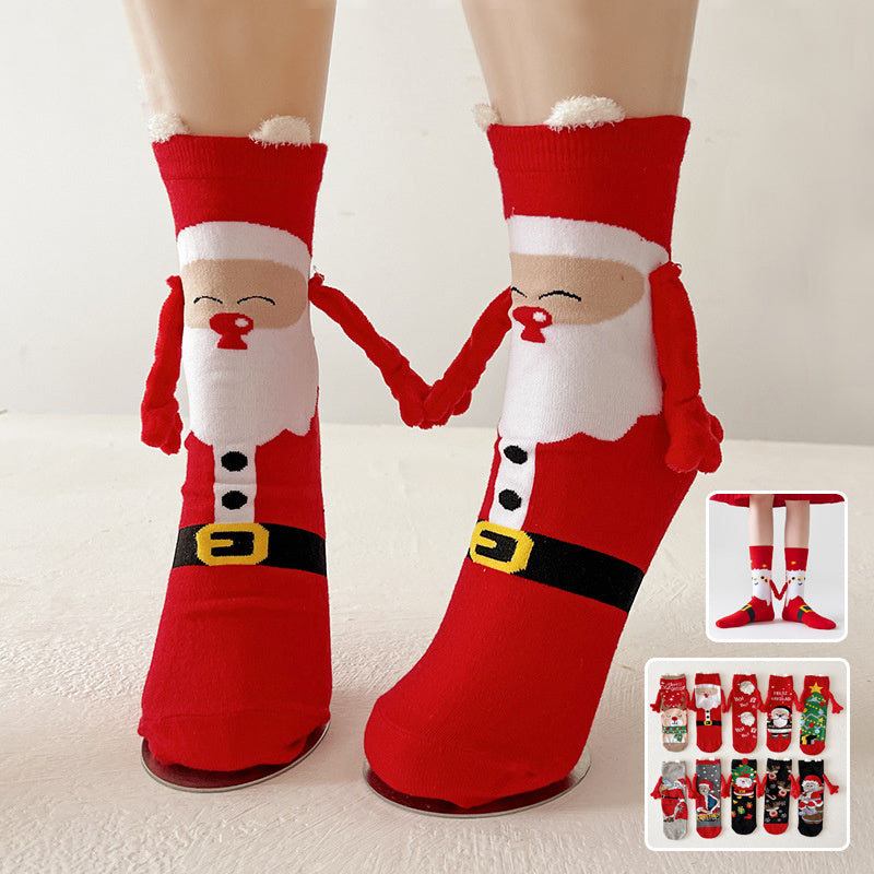 Christmas Magnetic Socks For Couple