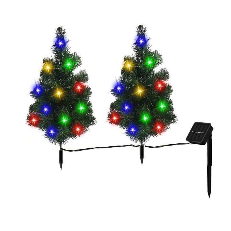 2,4,6 Pack Solar Christmas Tree