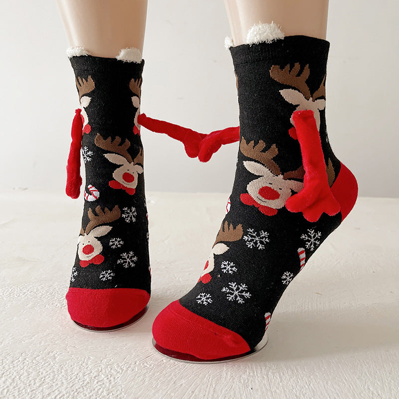 Christmas Magnetic Socks For Couple