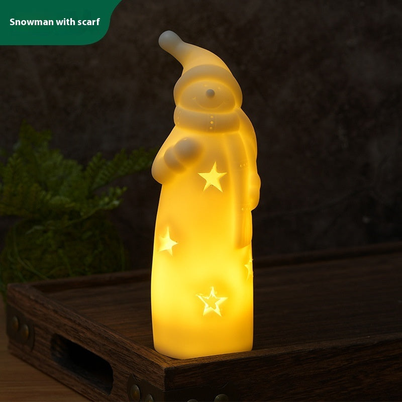 Christmas Bedside Lamp LED Candle Light