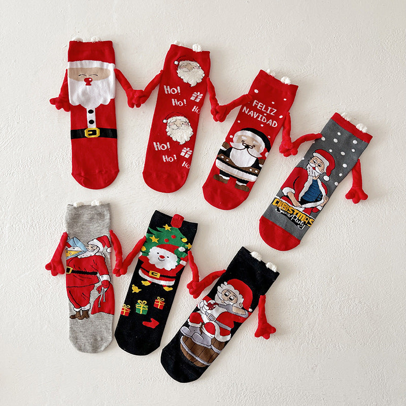 Christmas Magnetic Socks For Couple