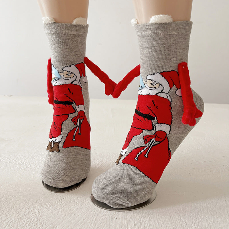 Christmas Magnetic Socks For Couple