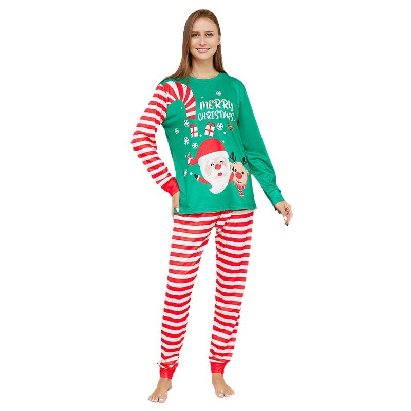 Parent-child Christmas Pajamas Home Wear Suit