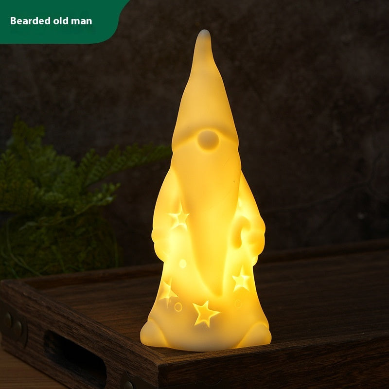 Christmas Bedside Lamp LED Candle Light