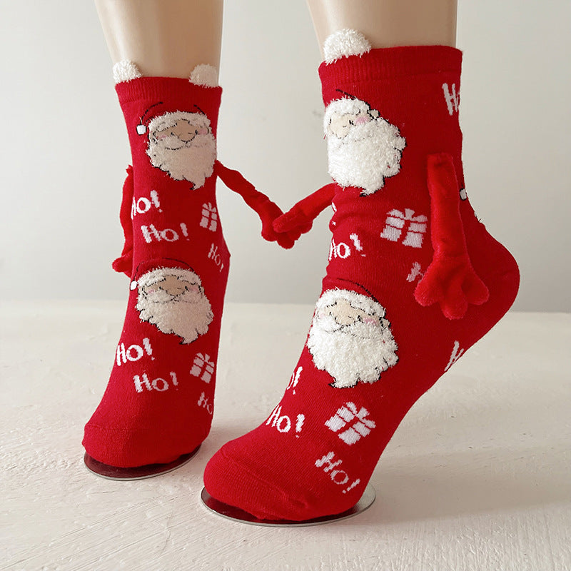 Christmas Magnetic Socks For Couple