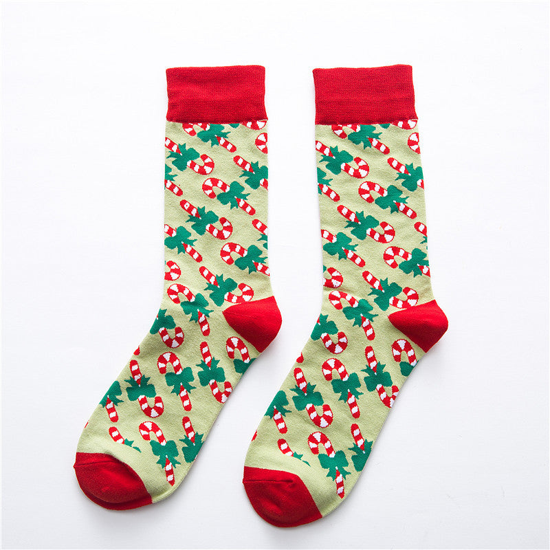 Christmas cartoon cute cotton socks