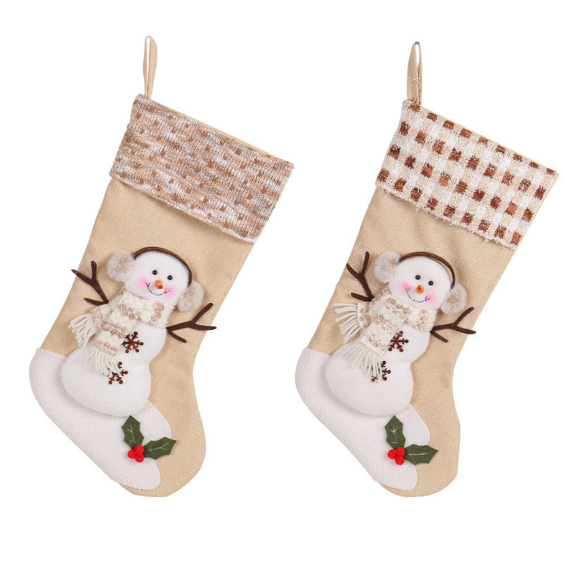 Large Christmas Socks Gift Bag