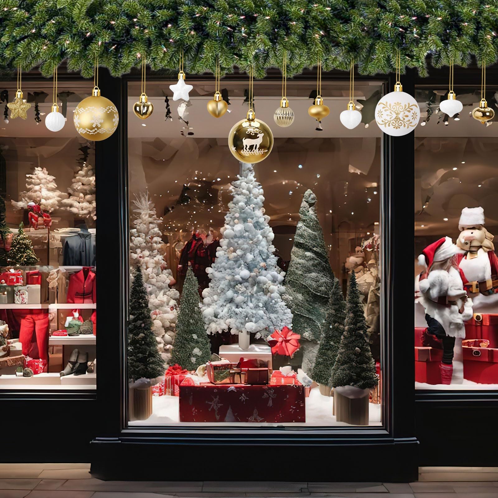 Christmas Ball Decorations Nordic 52PCS